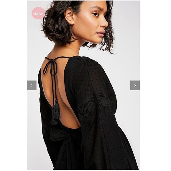 NWT Free People Sugarpie Open Back Mini Dress - Picture 5 of 8